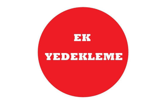 EK YEDEKLEME (1 YIL) resmi